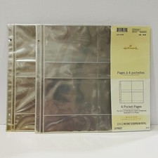 Lot 2 Hallmark 4 Pocket pages 12x12 Post-bound AR1911 Refill 10 Pages Each