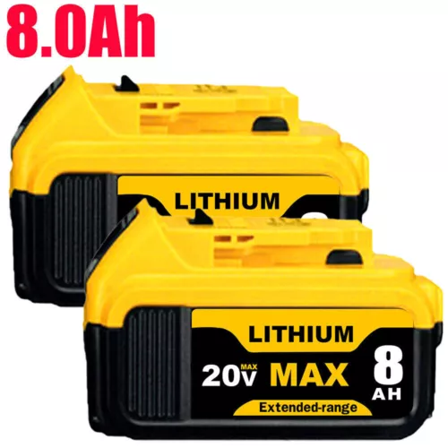 For DEWALT 18V BATTERY 6.0/9.0 AH XR DCB184 DCB184-XE LI-Ion Slide DCB182 DCB200 - Picture 19 of 24