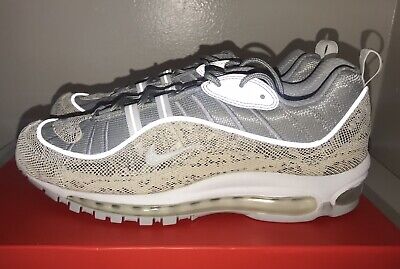 Nike Air Max 98 Supreme Snakeskin Mens Sz 10 Sail White Nike Air Max 98 Supreme Snakeskin Mens Sz 10 Sail White