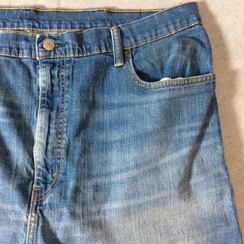Levi's 569 Jean Shorts Men's Sz 42 Blue Denim Bermuda Jorts Casual Pockets Baggy - Bild 16 von 19