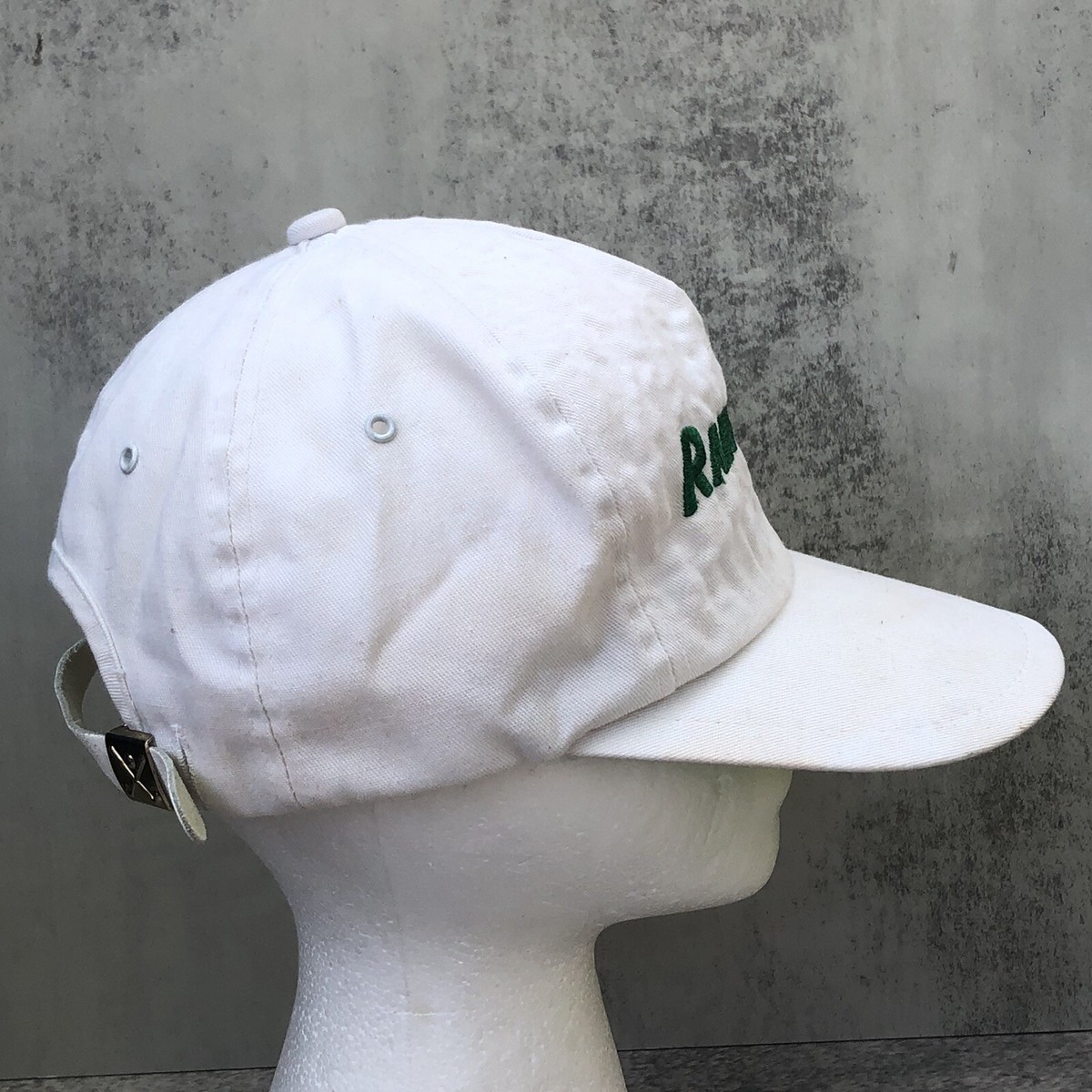 Vintage RAIN BIRD Hat Cap Leather Strapback Roped 90s 80s Vintage RAIN BIRD Hat Cap Leather Strapback Roped 90s 80s