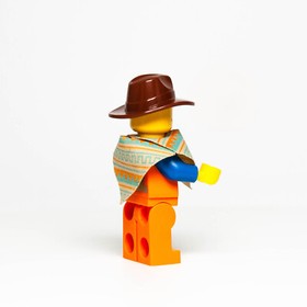 LEGO Movie Minifigure - Western Emmet (tlm062) 5002204 Moustache Poncho
