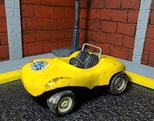 Vintage 1970s Tonka FUN BUGGY #52790 Pressed Metal Yellow Made In USA USED