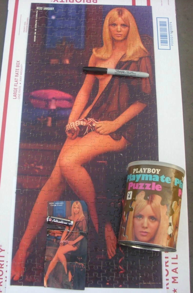 PLAYBOY Playmate Puzzle Can Miss January 1967 Connie Kreski -Vintage-  Complete | eBay
