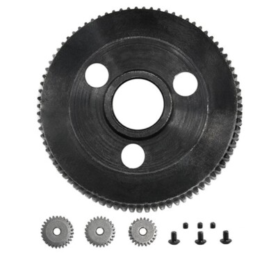 ドラゴンパーツ Steel Spur 76T / 83T / 90T W Pinion Gear For TRAXXAS 1/10
