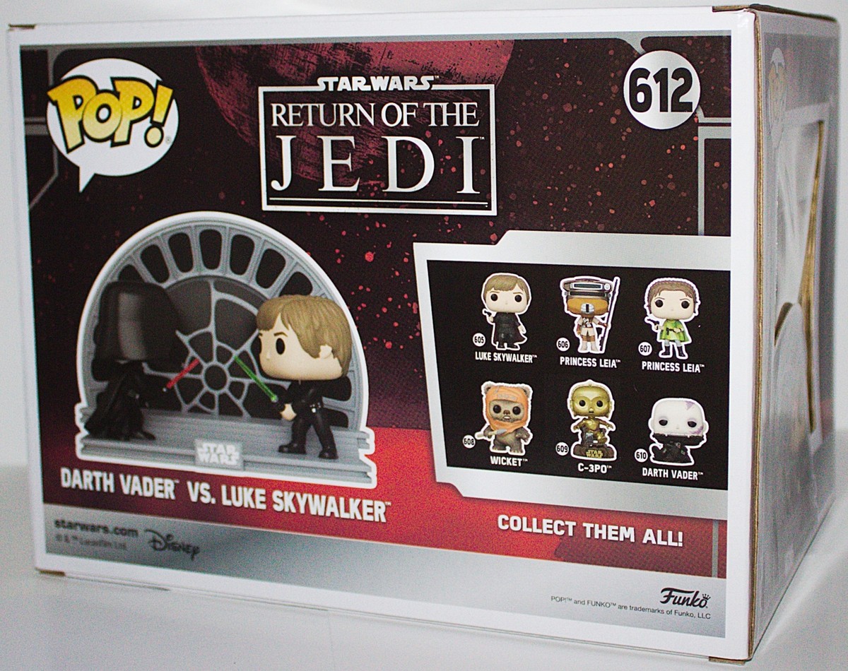 Star Wars 40th ROTJ Darth Vader VS Luke Skywalker POP Movie