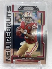 2021 Panini Prizm Football Trey Lance RC New Recruits #NR-3 49ers Rookie