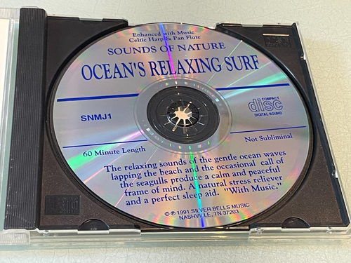 Ocean's Relaxing Surf - The Sounds of Nature - CD Album - 1991 Silver Bells - Picture 3 of 3