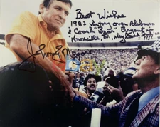 JOHNNY MAJORS SIGNED 8x10 PHOTO TENNESSEE FOOTBALL AUTOGRAPH RARE reprint