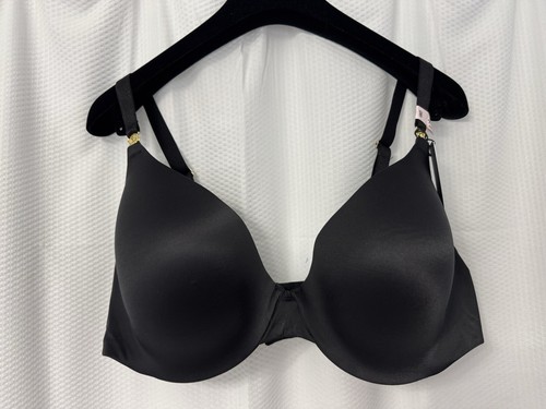 NWT Plus Size 40DD Victoria’s Secret Very Sexy Push-Up Demi Underwire Black Bra