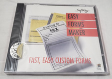 SoftKey Easy Forms Maker CD-Rom- fast, easy cutom forms-new/sealed