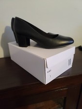 DREAM PAIRS Women Low Block Heel Slip On Comfort Pump Shoes Round Toe Box NEW