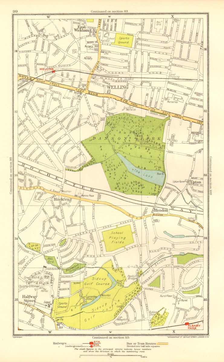 Welling Blackfen Blendon East Wickham Upton Halfway Street