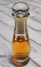 Vintage J'adore by Christian Dior .67oz/20ml PERLE DE PARFUM ROLLON 95% Full