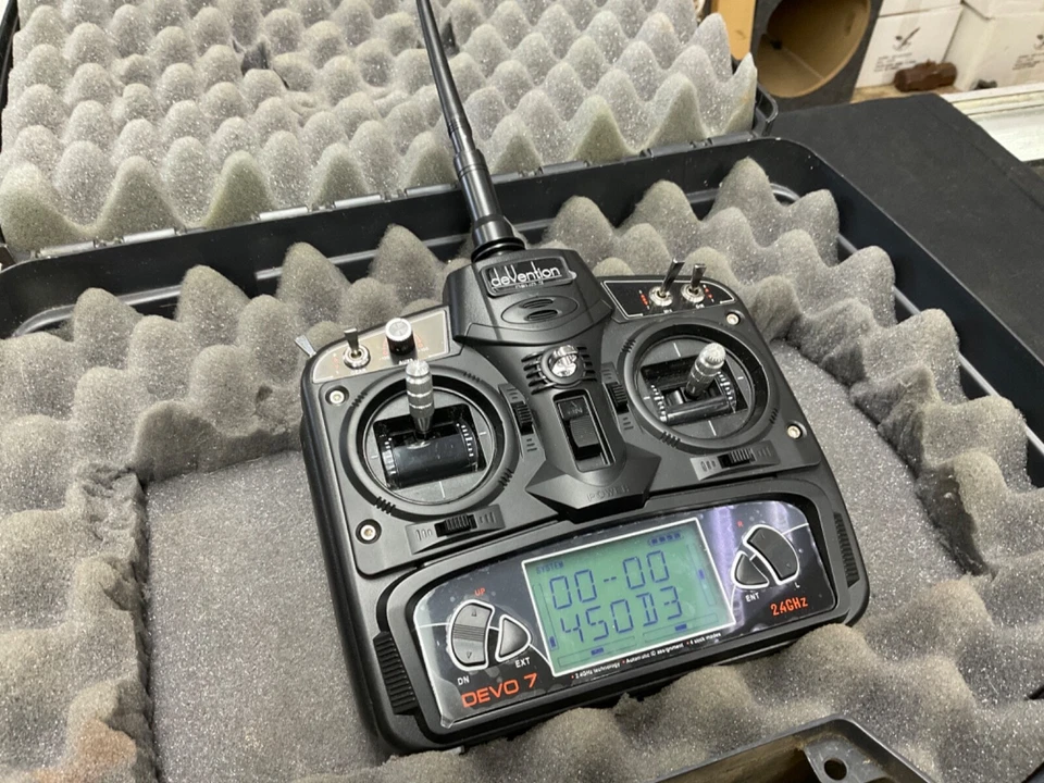 Sistema de radio Walkera DEVO 7 transmisor 2.4G original Foto 2 de 4