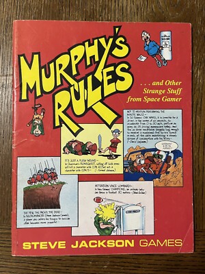 MURPHY'S RULES AND OTHER STRANGE STUFF FROM SPACE GAMER, STEVE JACKSON ...