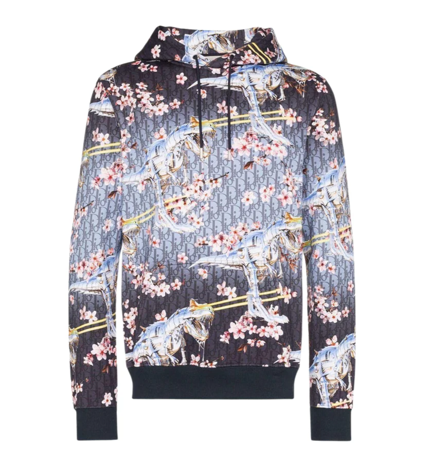Dior x Sorayama Kim Jones Dinosaur Cherry Blossom Oblique Logo