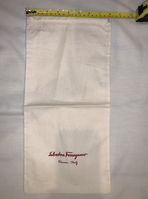 New Authentic Salvatore Ferragamo Shoe Dust bag 16 display picture 3
