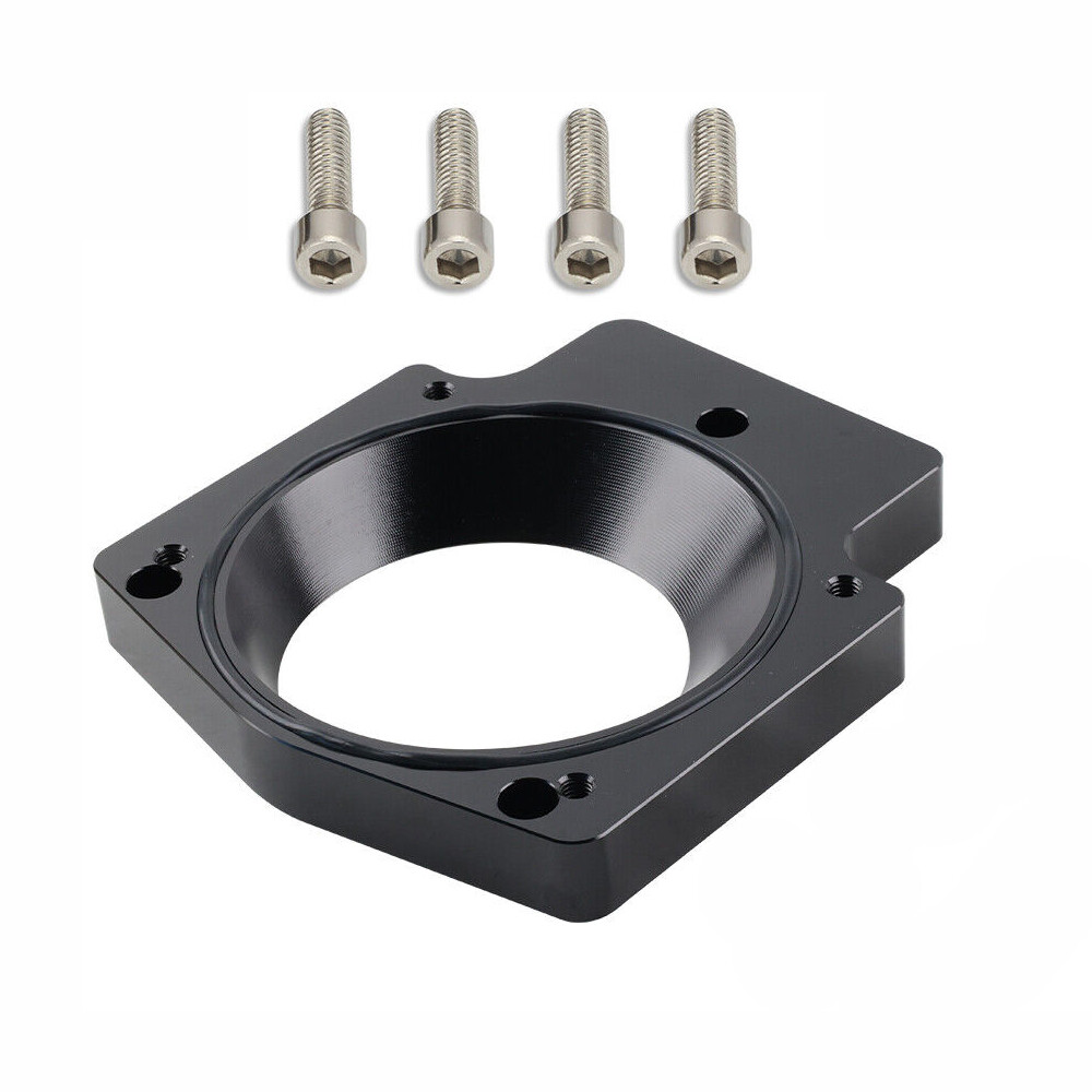 High-Performance 102mm Black Intake Manifold Spacer for LS1 LS2 LS6 LSX Engines