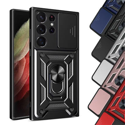 Outdoor Panzer Hülle für Samsung Galaxy S23 Ultra mit Kameraschutz Ringhalter - Bild 1 von 4