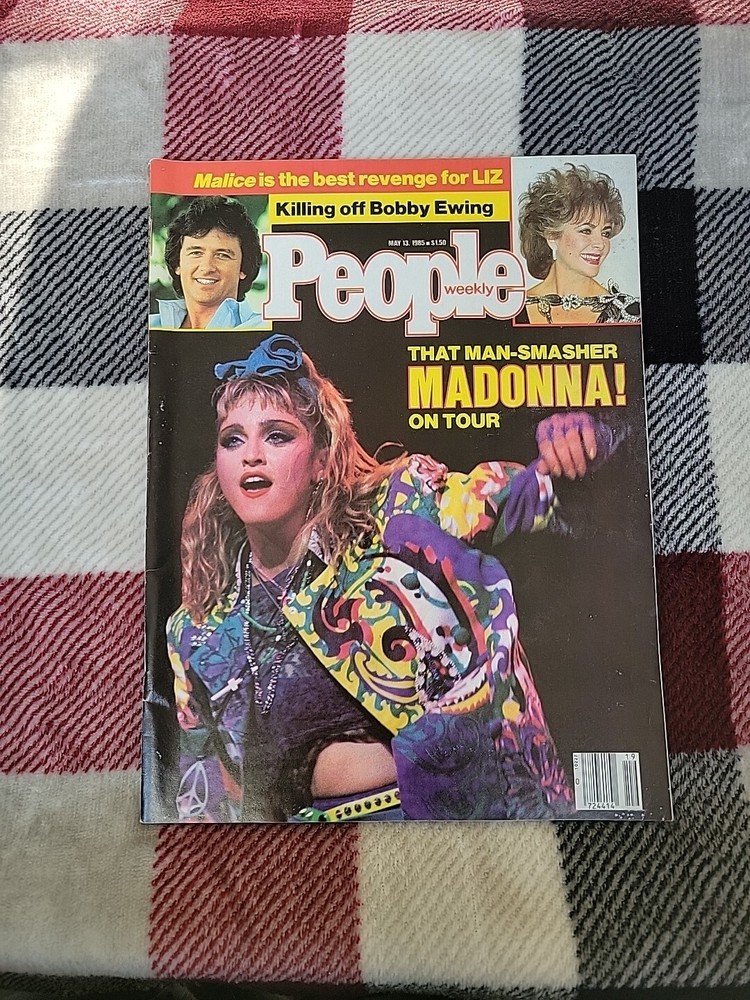 VINTAGE MADONNA PEOPLE MAGAZINE MAY 13TH 1985 NO LABEL Material Girl Unread