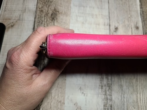 Kate Spade New York 100% leather pink wallet with polka dot interior. Pre loved - Picture 4 of 24