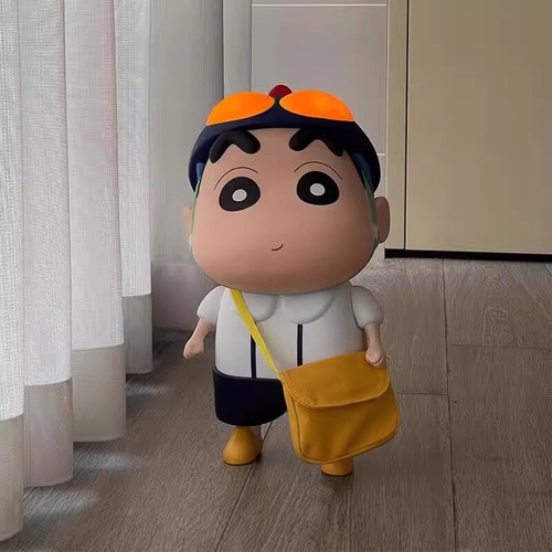 Buntstift Shin-chan Schuluniform Rucksack PVC Anime GK Figur Nachtlicht Geschenke - Bild 9 von 9