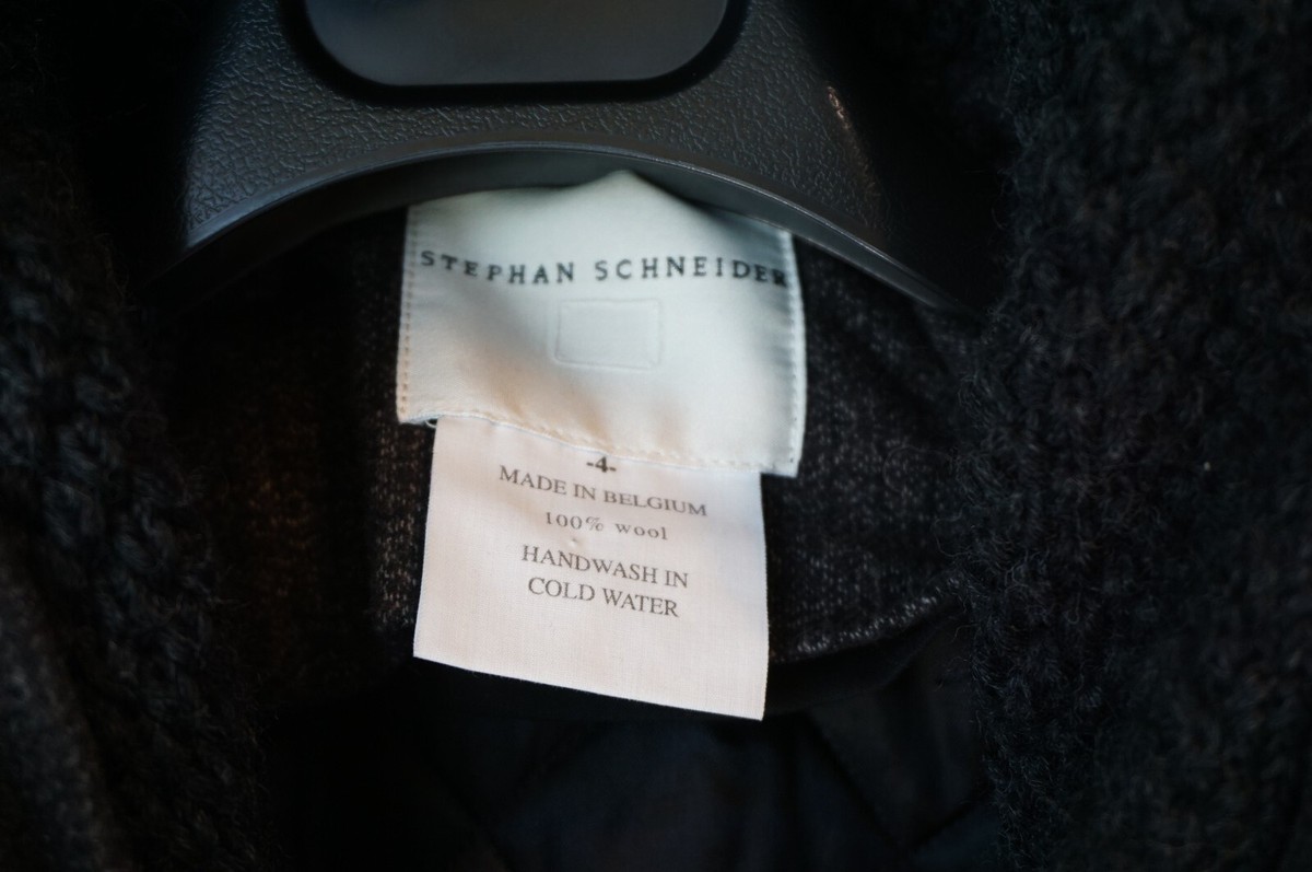 $860 | STEPHAN SCHNEIDER MERINO COAT JACKET SIZE 4 IV GRAY
