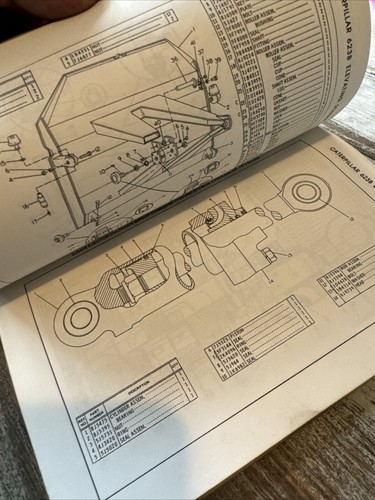 CAT CATERPILLAR 623B ELEVATING SCRAPER PARTS BOOK MANUAL S/N 61E1-UP Guide List - Picture 4 of 6