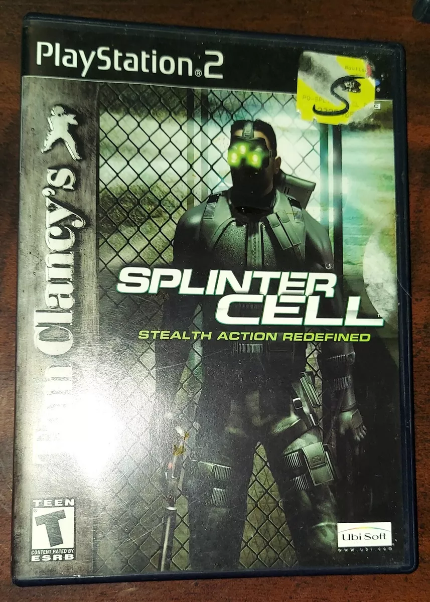 Playstation 2 PS2 Tom Clancy's Splinter Cell Video Game Complete with Manual