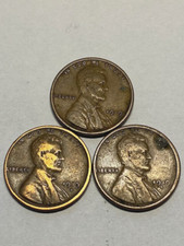 1919 P,D and S Lincoln Wheat Cents Nice Condition 004