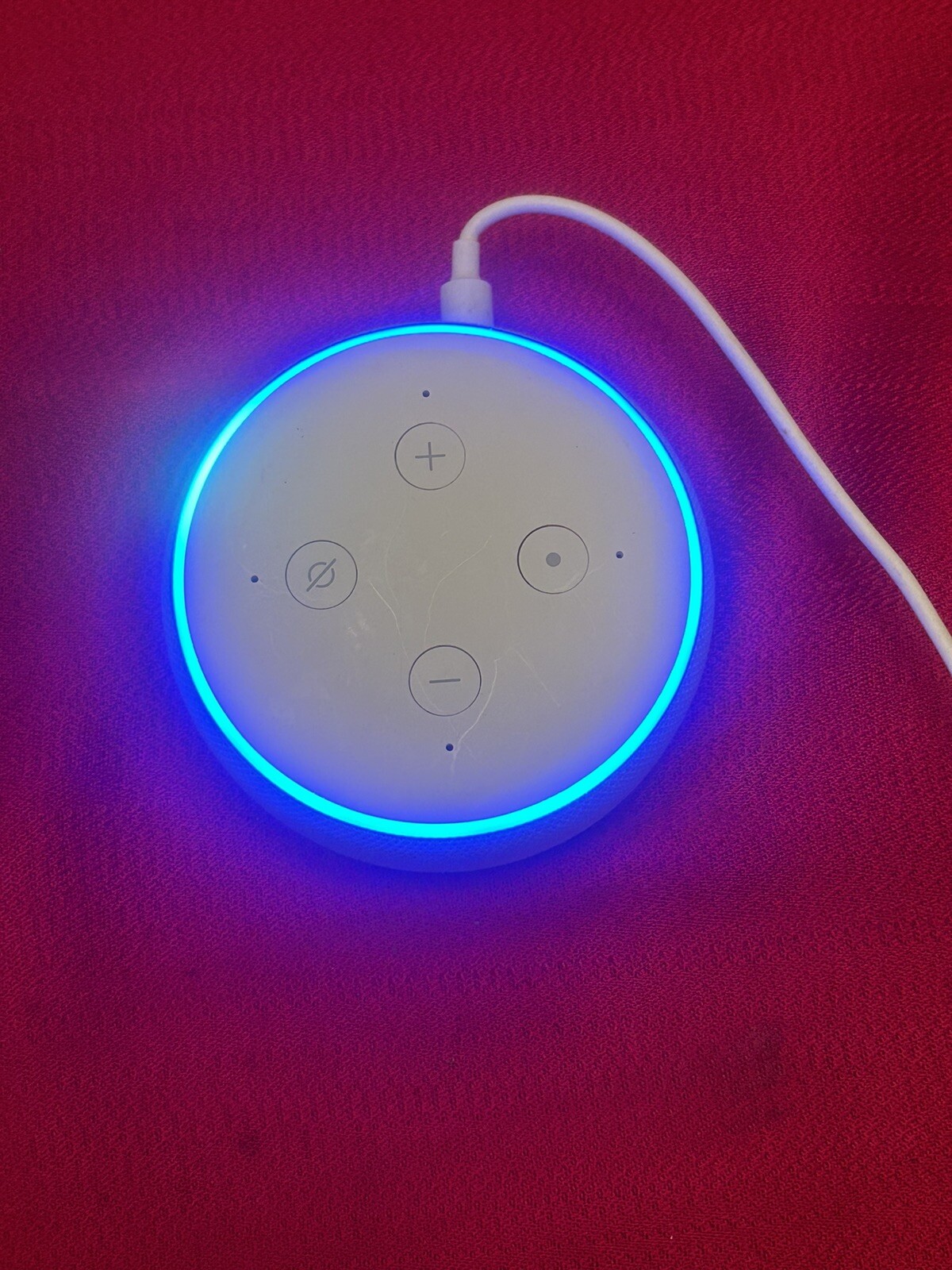 Echo Dot 5th Gen Smart Speaker with Alexa in Light Grey Includes Charger-image