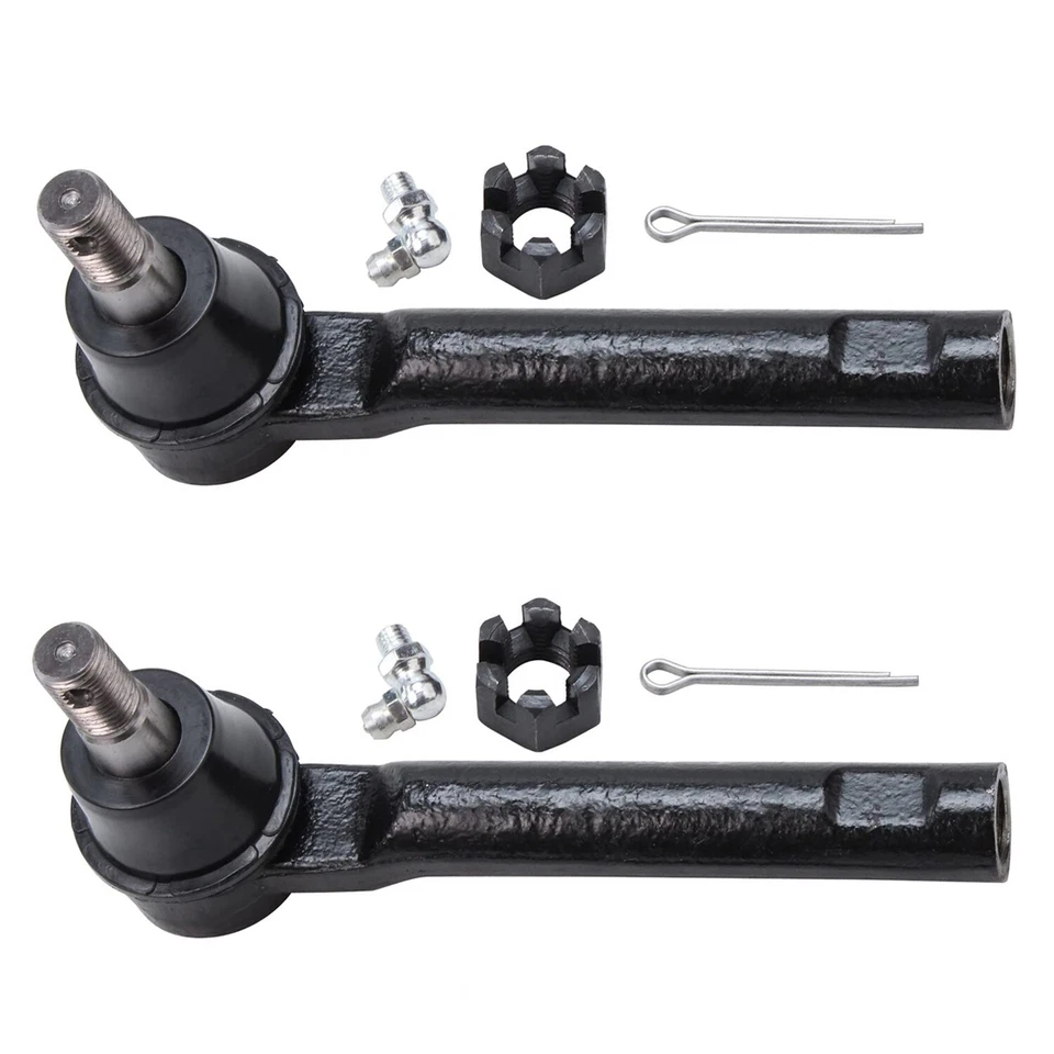 Extremo de barra de amarre interior y exterior delantero de 6 piezas con botas para Nissan Quest 2004-2008 2009 Foto 3 de 4