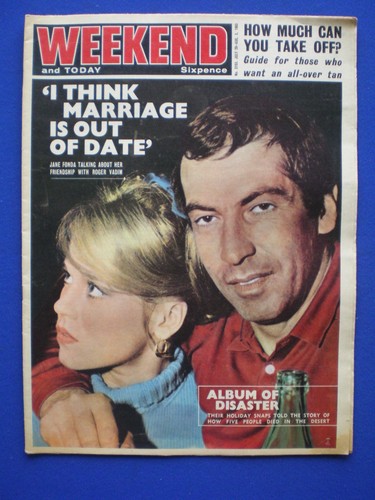 Weekend Magazine - Jane Fonda, Nude Bathing - 28th Jul.1965 | eBay