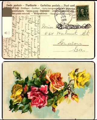 NORWOOD, GA Doane Type 2 No 5 On A PC, Warren County Dated 4/18/1907 To Macon