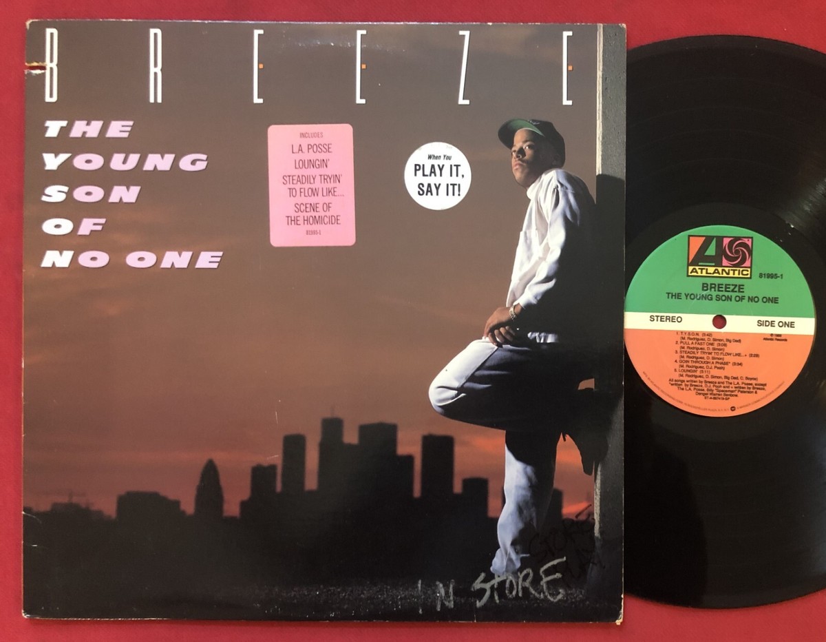 BREEZE ~ THE YOUNG SON OF NO ONE LP (1989) EX HIP HOP ATLANTIC