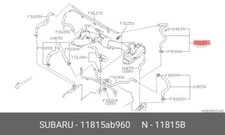 Genuine OE Hose Assembly-Pcv 11815AB960 for Subaru 11815-AB960