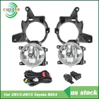 For Toyota RAV4 2013-2015 Bumper Lamps Driving Fog Lights+Switch 81220-60180