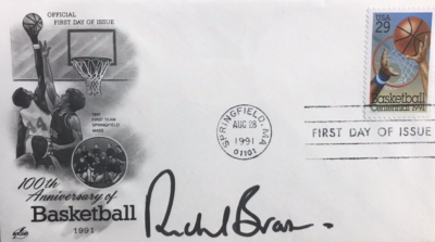 SIR RICHARD BRANSON SIGNED FIRST DAY COVER JSA CERT--VIRGIN