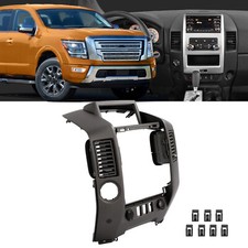Abs Instrument Panel Lid Dash Console Radio Bezel For Nissan Titan Armada 04-07