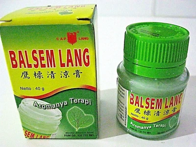 BALSEM LANG 🕉 40gr Eagle Balm Balsem Cap Lang, Arthritis Muscle / Neck Pain Relief. 🕉