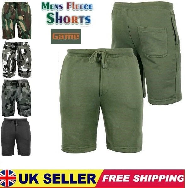 mens fleece shorts uk