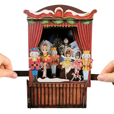 ALLJOY DESIGN Paper Theatre The Nutcracker 3D Pop Up Christmas Greeting Card By Alljoy Cards