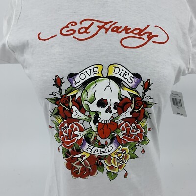 DON ED HARDY スカルとバラ タンクトップ L Y2K Ed Hardy エドハーディー タンクトップ y2k スカル 髑髏 L 黒 - メルカリ
