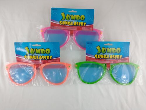 Jumbo Sunglasses Variety Pack Party Favors Goodie Bags Just Fun One Dozen (12)