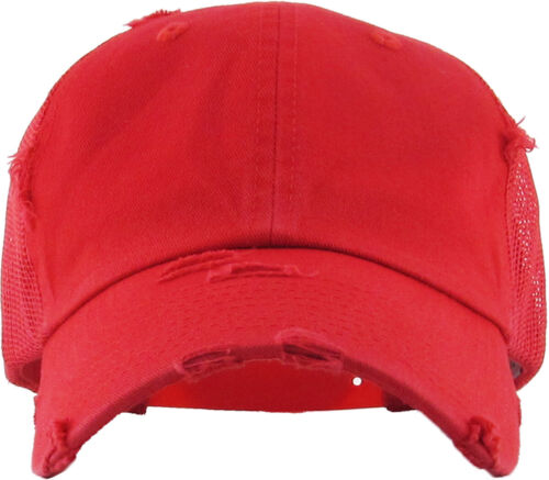 Vintage Distressed Mesh Back Dad Hat Baseball Cap Unconstructed - Imagen 57 de 115