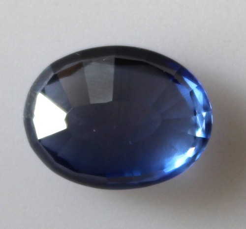 Saphir Bleu de Ceylan de 8,65 ct Taille Ovale - Certificat VGTL - Imagen 7 de 8