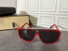 Rare Louis Vuitton Evidence Millionaire Sunglasses-Red/Silver- 100  Authentic 