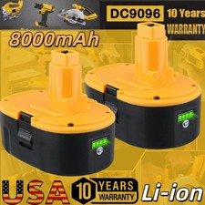PACK 18V For Dewalt 18 VOLT XRP Li-ion 8.0Ah Battery DC9099 DC9096 DC9098