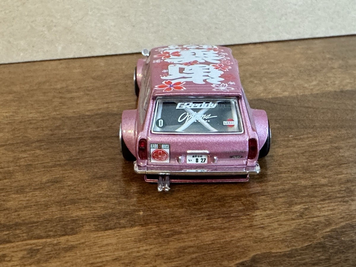Kaido House Mini GT Datsun 510 Wagon Hanami V1 KHMG012 Pink 012